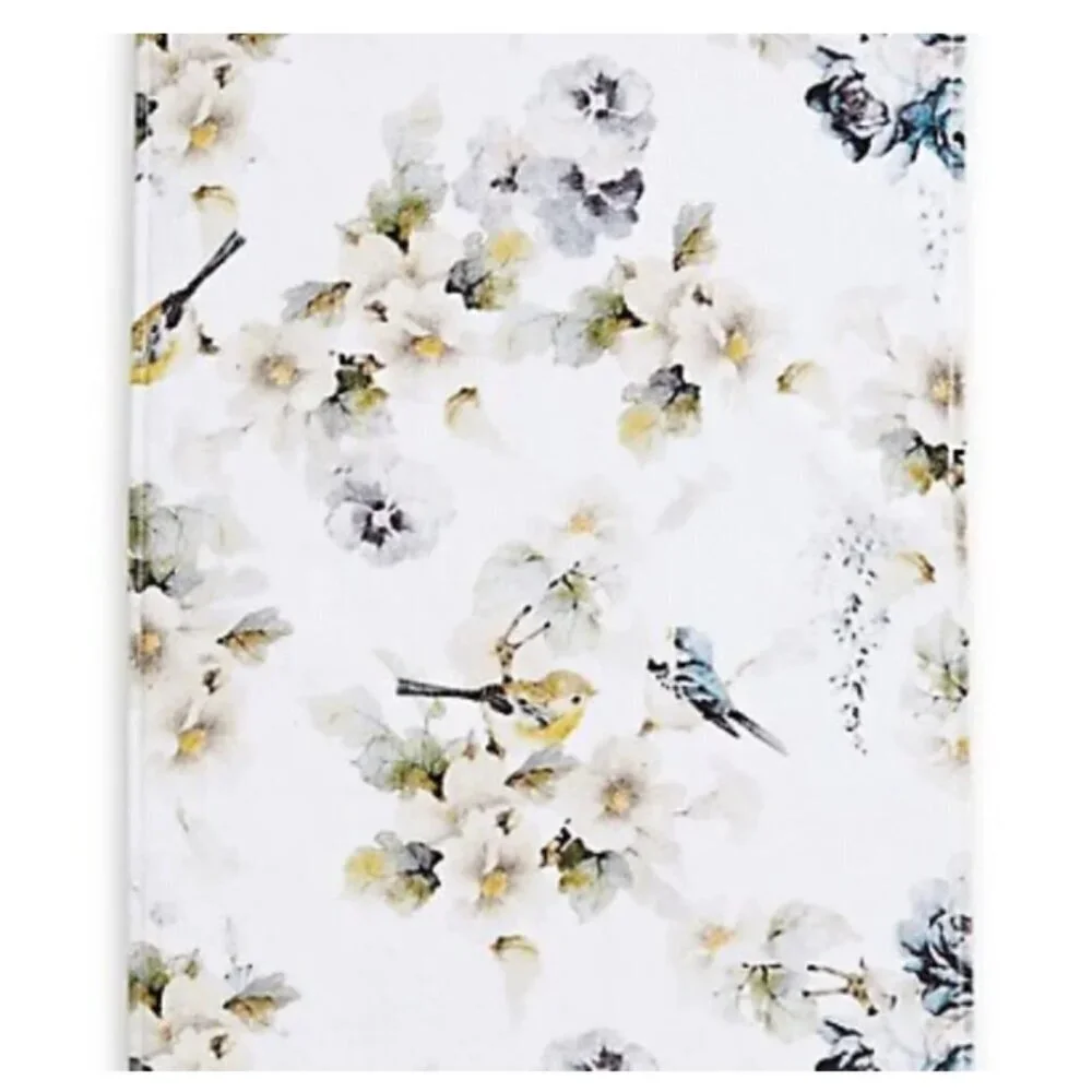 Hudson Bay Vintage Flower Shower Curtain Cotton Floral 72x72 Abigail Square
